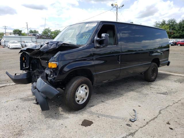 1FTSS3EL9DDA29924 - 2013 FORD ECONOLINE E350 SUPER DUTY VAN BLACK photo 1