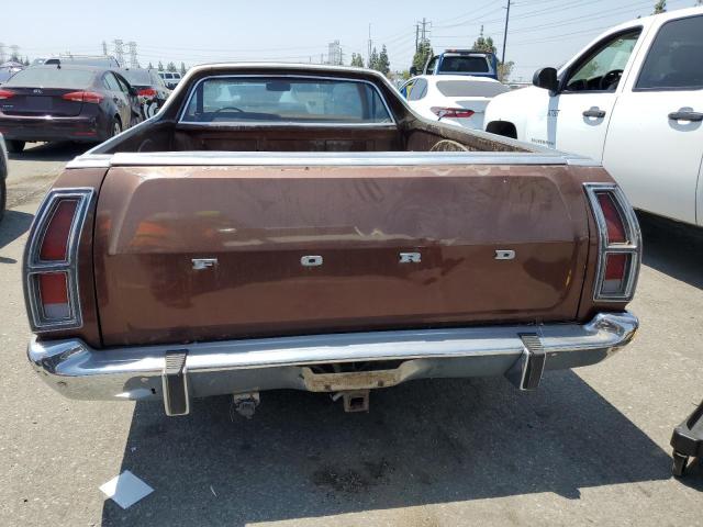 8H48H163053 - 1978 FORD RANCHERO BROWN photo 6