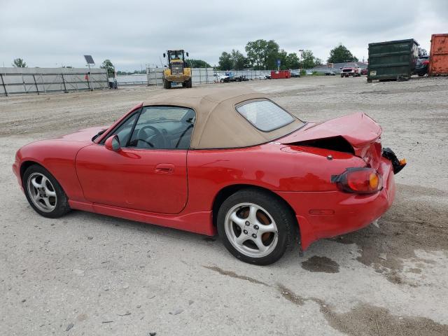 JM1NB3534Y0152296 - 2000 MAZDA MX-5 MIATA BASE RED photo 2
