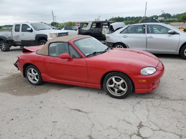JM1NB3534Y0152296 - 2000 MAZDA MX-5 MIATA BASE RED photo 4