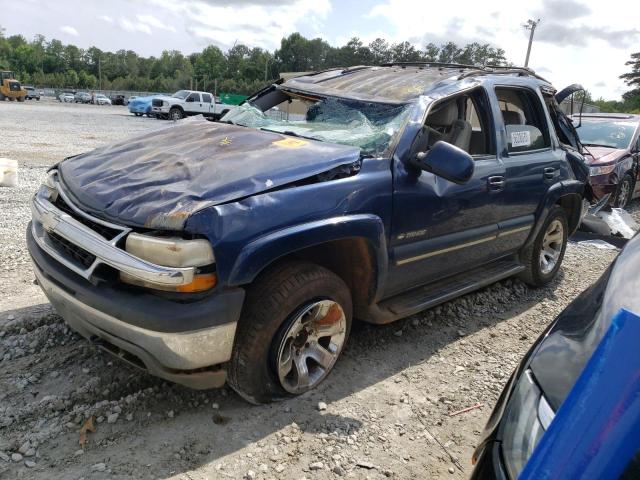 1GNEC13T21R176884 - 2001 CHEVROLET TAHOE C1500 BLUE photo 1