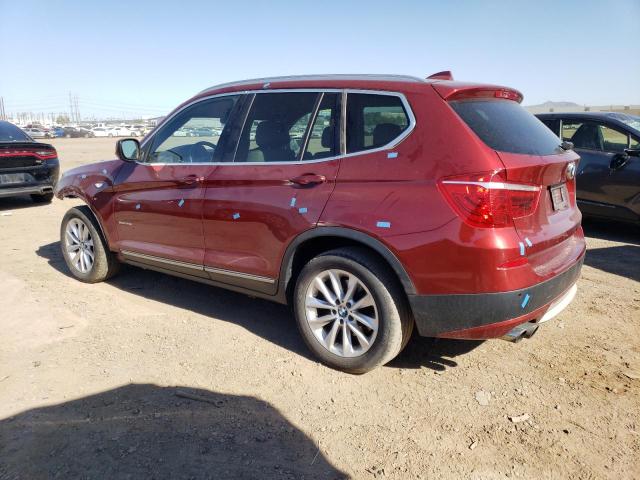 5UXWX9C55D0A12539 - 2013 BMW X3 XDRIVE28I RED photo 2