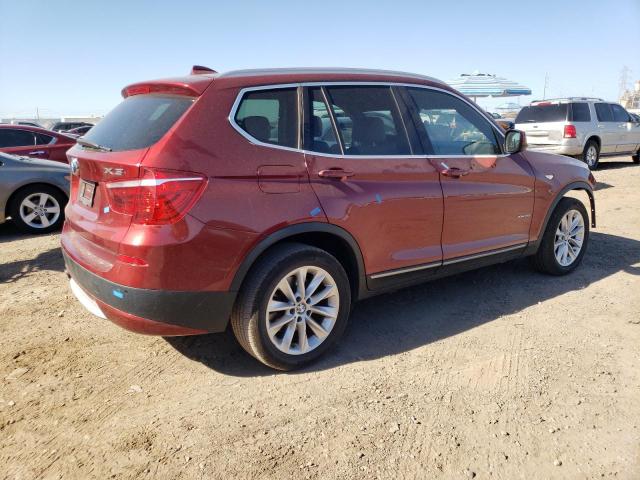 5UXWX9C55D0A12539 - 2013 BMW X3 XDRIVE28I RED photo 3