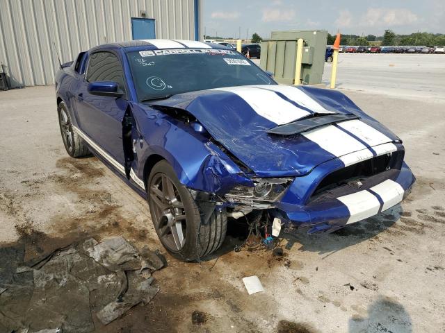 1ZVBP8JZ9E5214590 - 2014 FORD MUSTANG SHELBY GT500 BLUE photo 1