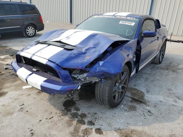 1ZVBP8JZ9E5214590 - 2014 FORD MUSTANG SHELBY GT500 BLUE photo 2
