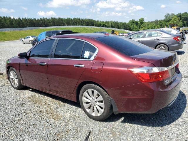 1HGCR2F84FA264564 - 2015 HONDA ACCORD EXL BURGUNDY photo 2