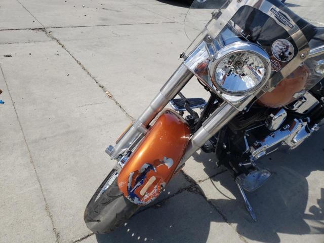 1HD1BX513AB023351 - 2010 HARLEY-DAVIDSON FLSTF ORANGE photo 9