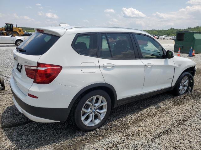 5UXWX7C52E0E80945 - 2014 BMW X3 XDRIVE35I WHITE photo 3