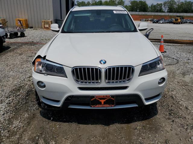 5UXWX7C52E0E80945 - 2014 BMW X3 XDRIVE35I WHITE photo 5