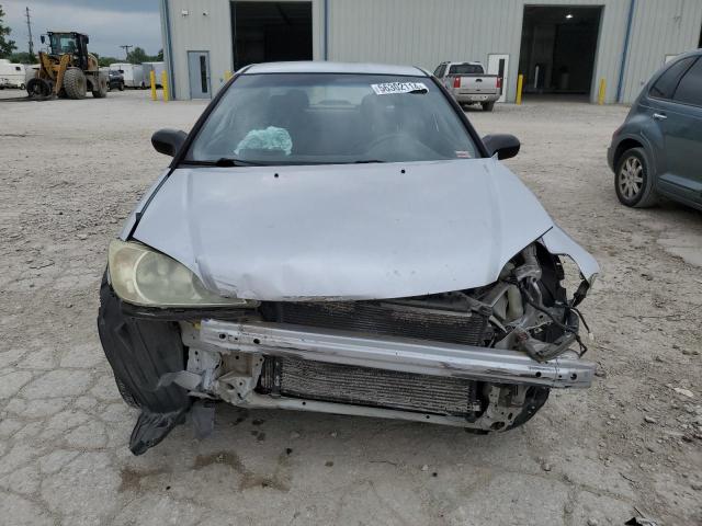 1HGEM225X4L054636 - 2004 HONDA CIVIC LX SILVER photo 5