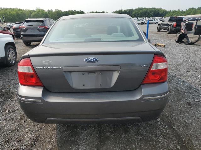 1FAFP24155G150467 - 2005 FORD FIVE HUNDR SEL GRAY photo 6