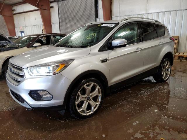 1FMCU9J92KUA62218 - 2019 FORD ESCAPE TITANIUM SILVER photo 1