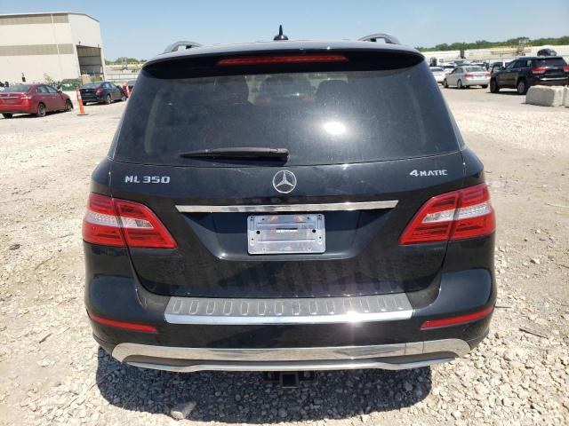 4JGDA5HBXEA333305 - 2014 MERCEDES-BENZ ML 350 4MATIC BLACK photo 6