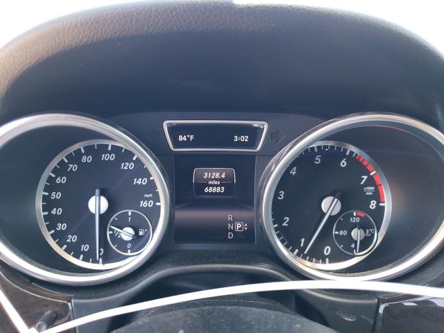 4JGDA5HBXEA333305 - 2014 MERCEDES-BENZ ML 350 4MATIC BLACK photo 9