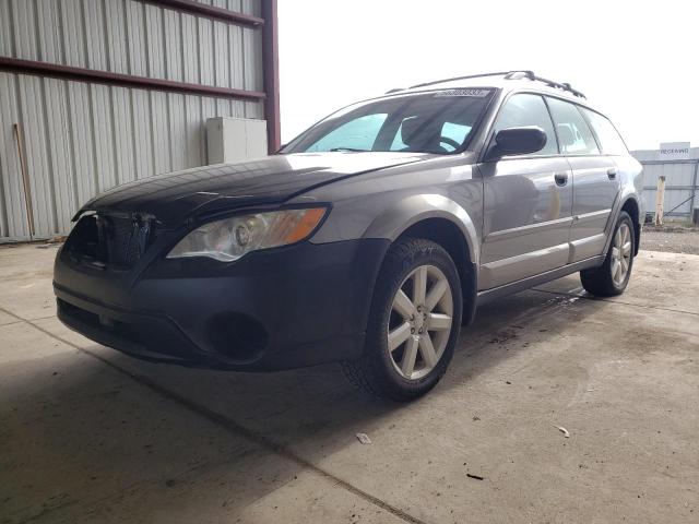 4S4BP61C497310586 - 2009 SUBARU OUTBACK 2.5I GRAY photo 1