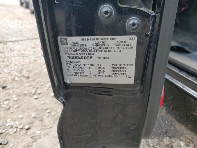 1GCEC19X47Z130906 - 2007 CHEVROLET SILVERADO C1500 CLASSIC Qara foto 12