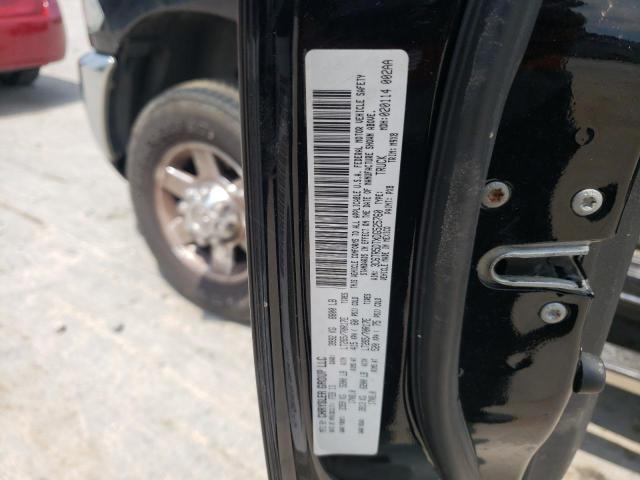 3C6TR5DTXDG525760 - 2013 RAM 2500 SLT BLACK photo 12