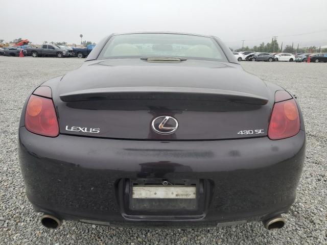 JTHFN48Y340051851 - 2004 LEXUS SC 430 BROWN photo 6