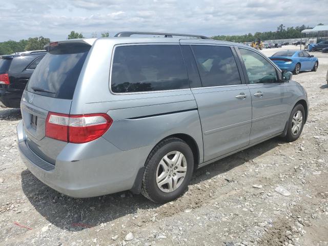 5FNRL38407B129424 - 2007 HONDA ODYSSEY EX BLUE photo 3