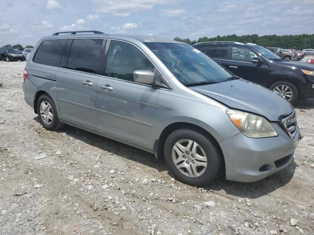 5FNRL38407B129424 - 2007 HONDA ODYSSEY EX BLUE photo 4