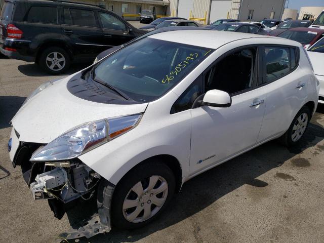 1N4AZ0CP6DC419015 - 2013 NISSAN LEAF S WHITE photo 1