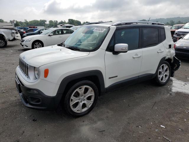 ZACCJADB4HPG67588 - 2017 JEEP RENEGADE LIMITED WHITE photo 1