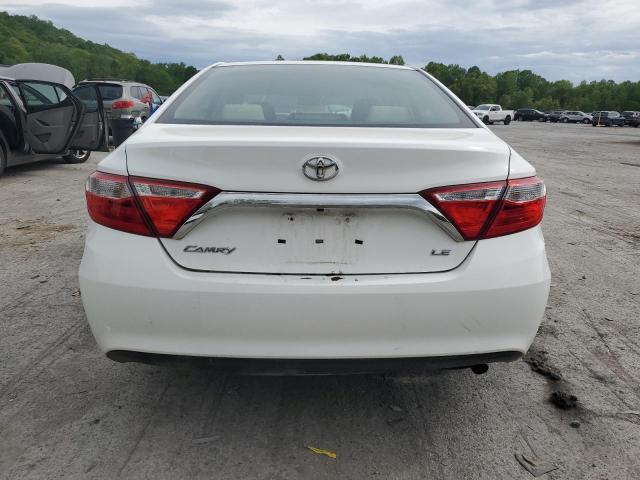 4T4BF1FK8GR521168 - 2016 TOYOTA CAMRY LE WHITE photo 6