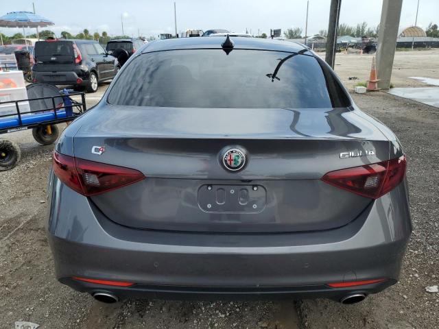 ZARFAEDN5J7567460 - 2018 ALFA ROMEO GIULIA Q4 GRAY photo 6