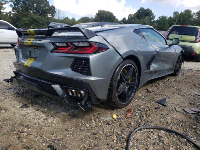 1G1YC2D40N5115347 - 2022 CHEVROLET CORVETTE STINGRAY 3LT GRAY photo 4