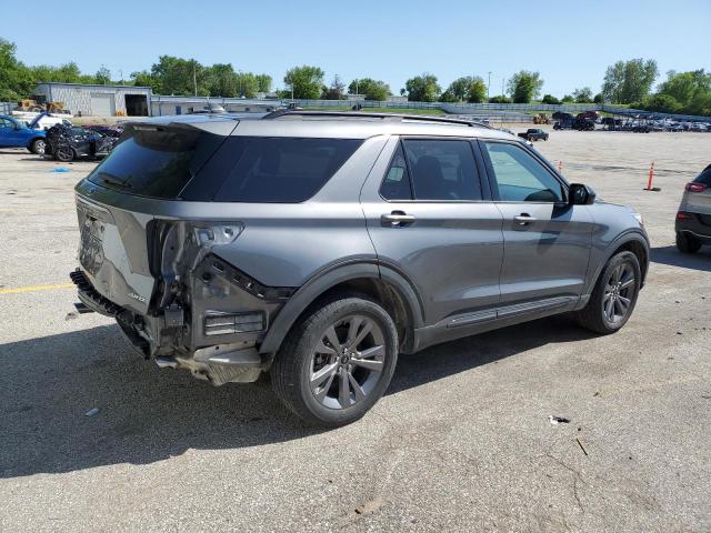 1FMSK8DH0NGB61685 - 2022 FORD EXPLORER XLT GRAY photo 3