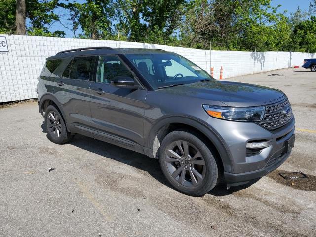 1FMSK8DH0NGB61685 - 2022 FORD EXPLORER XLT GRAY photo 4