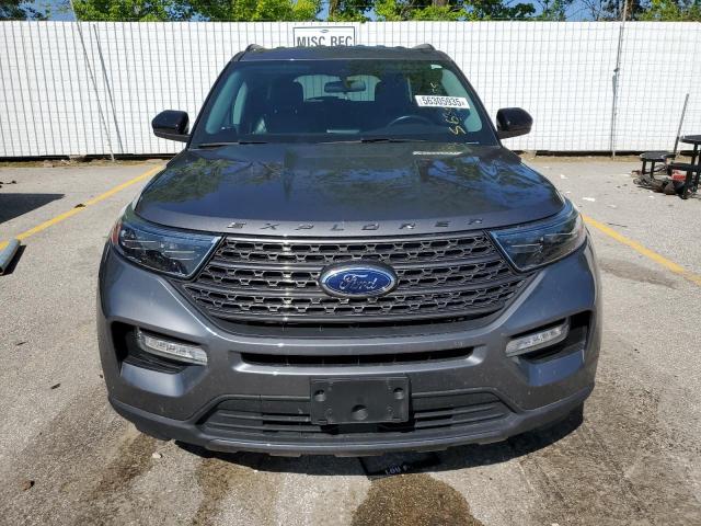 1FMSK8DH0NGB61685 - 2022 FORD EXPLORER XLT GRAY photo 5