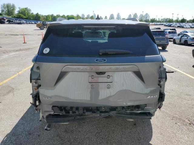 1FMSK8DH0NGB61685 - 2022 FORD EXPLORER XLT GRAY photo 6