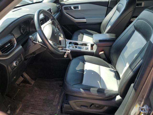 1FMSK8DH0NGB61685 - 2022 FORD EXPLORER XLT GRAY photo 7