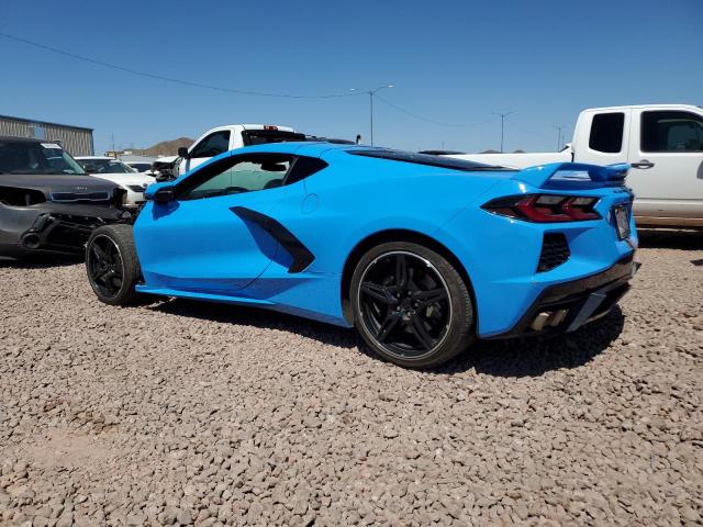 1G1YA2D43N5107670 - 2022 CHEVROLET CORVETTE STINGRAY 1LT BLUE photo 2