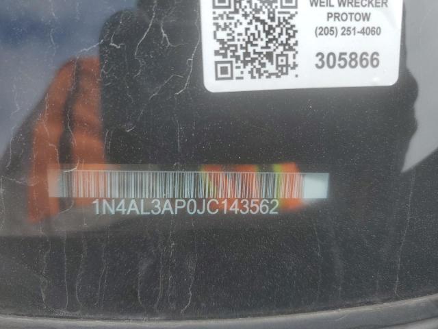 1N4AL3AP0JC143562 - 2018 NISSAN ALTIMA 2.5 栗色 照片 12