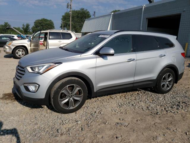 KM8SMDHF4GU135736 - 2016 HYUNDAI SANTA FE SE SILVER photo 1