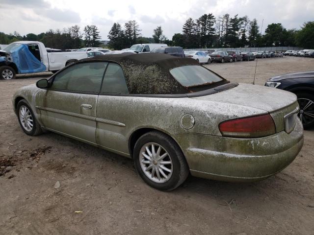 1C3EL55R02N325159 - 2002 CHRYSLER SEBRING LXI GOLD photo 2