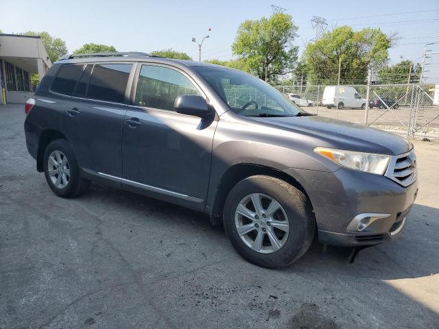 5TDBK3EH7BS081002 - 2011 TOYOTA HIGHLANDER BASE GRAY photo 4