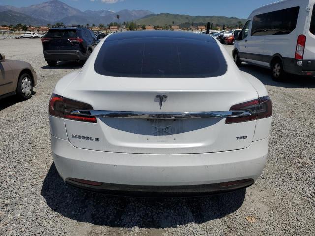 5YJSA1E28HF203141 - 2017 TESLA MODEL S WHITE photo 6