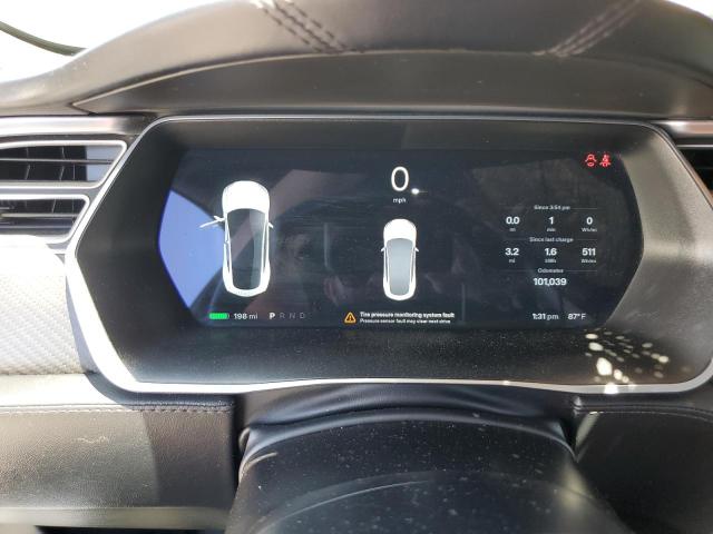 5YJSA1E28HF203141 - 2017 TESLA MODEL S WHITE photo 9