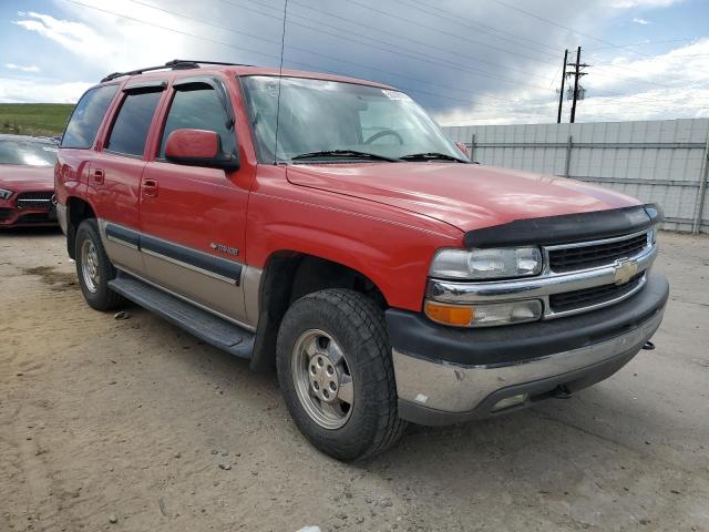 1GNEK13T11R103847 - 2001 CHEVROLET TAHOE K1500 RED photo 4