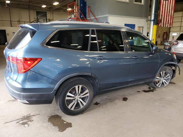 5FNYF5H79GB016273 - 2016 HONDA PILOT EXLN BLUE photo 3