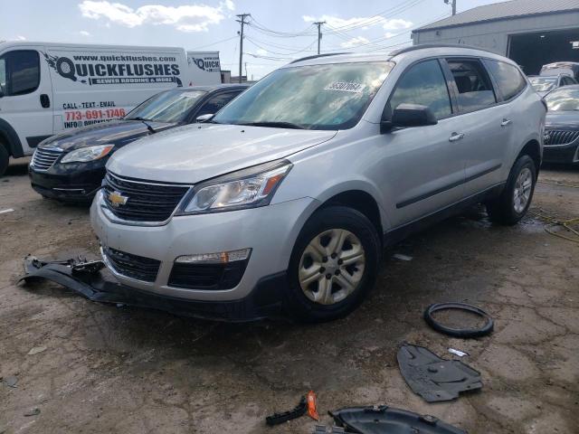 1GNKRFED1HJ345791 - 2017 CHEVROLET TRAVERSE LS SILVER photo 1