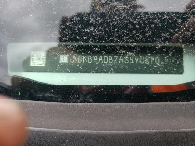 3GNBAADB7AS590870 - 2010 CHEVROLET HHR LS 白色 照片 12