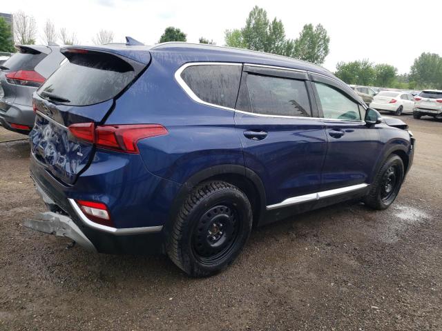 5NMS3CAD9KH020110 - 2019 HYUNDAI SANTA FE SEL BLUE photo 3