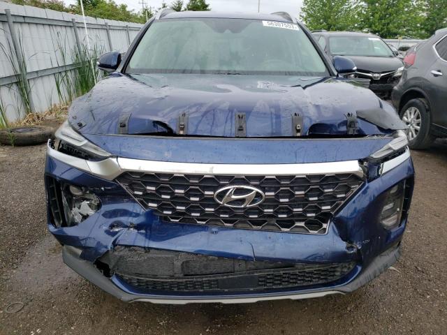 5NMS3CAD9KH020110 - 2019 HYUNDAI SANTA FE SEL BLUE photo 5