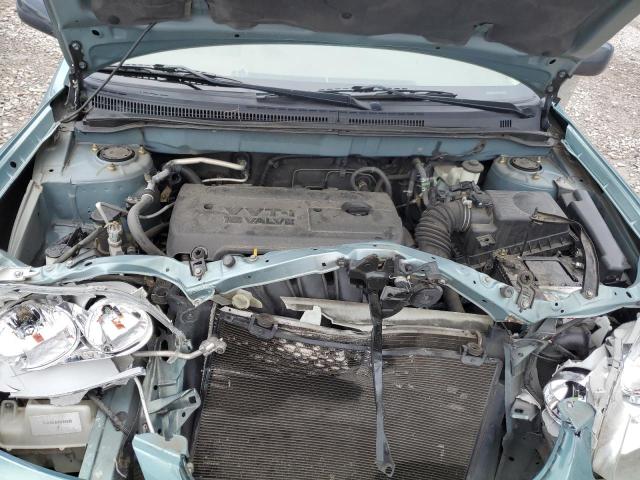 1NXBR32E45Z428349 - 2005 TOYOTA COROLLA CE TURQUOISE photo 11