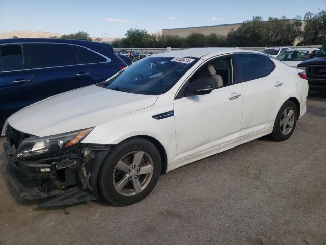 5XXGM4A76EG259863 - 2014 KIA OPTIMA LX WHITE photo 1