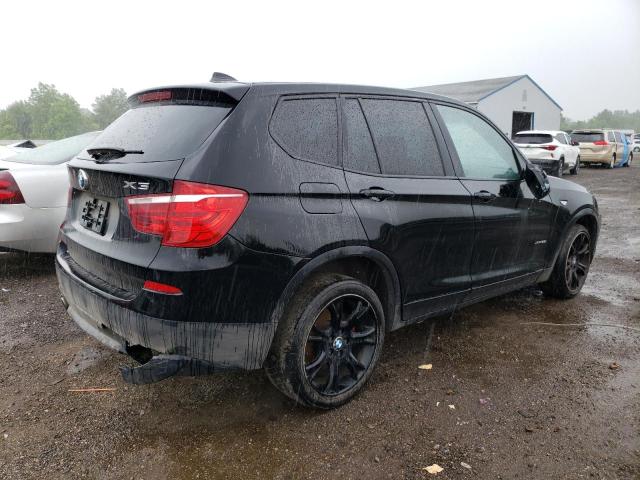 5UXWX5C51CL724968 - 2012 BMW X3 XDRIVE28I BLACK photo 3